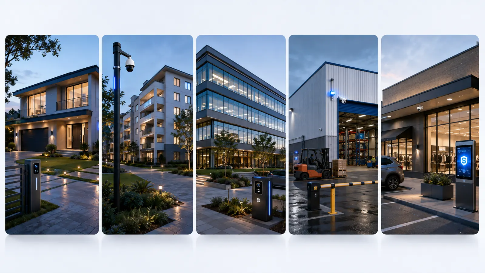 Residential, estate, commercial, industrial and retail environments protected by SecureSpectrum